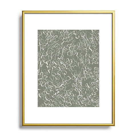 Jenean Morrison Tangles Metal Framed Art Print