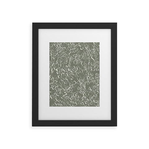 Jenean Morrison Tangles Framed Art Print