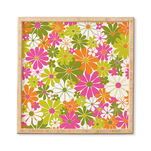 Jenean Morrison The Garden Isle Bright Pink Framed Wall Art