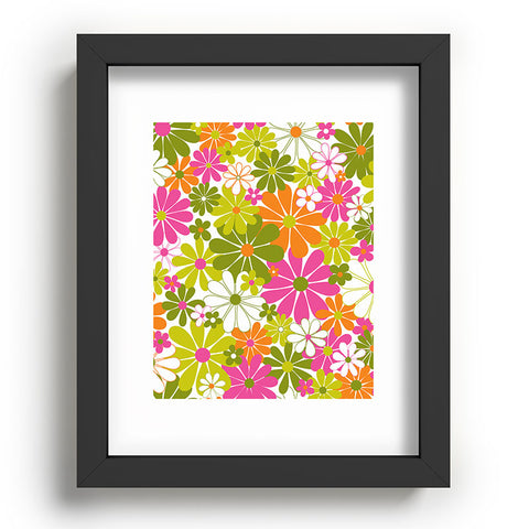 Jenean Morrison The Garden Isle Bright Pink Recessed Framing Rectangle