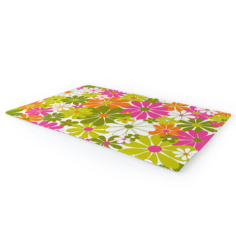 Jenean Morrison The Garden Isle Bright Pink Area Rug