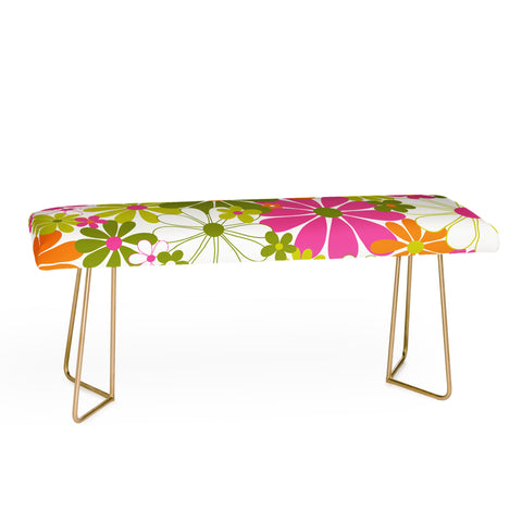 Jenean Morrison The Garden Isle Bright Pink Bench