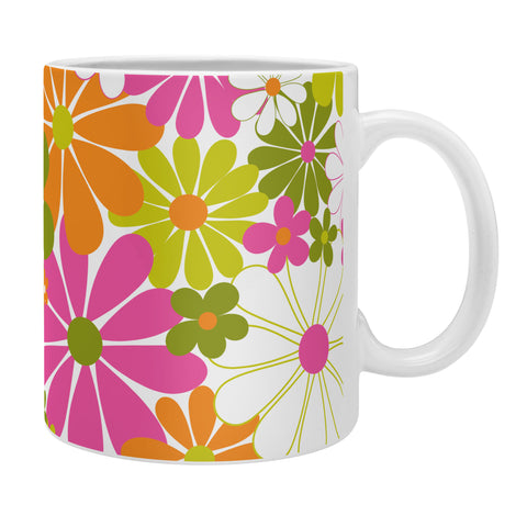 Jenean Morrison The Garden Isle Bright Pink Coffee Mug