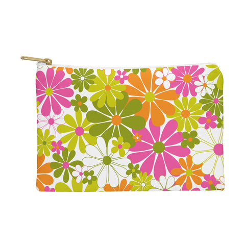 Jenean Morrison The Garden Isle Bright Pink Pouch
