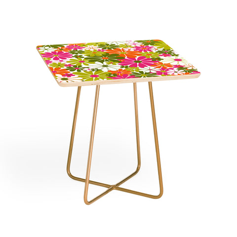 Jenean Morrison The Garden Isle Bright Pink Side Table