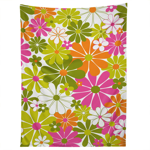 Jenean Morrison The Garden Isle Bright Pink Tapestry