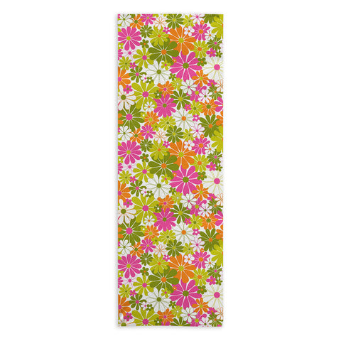 Jenean Morrison The Garden Isle Bright Pink Yoga Towel