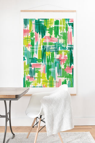 Jenean Morrison Tropical Abstract Art Print And Hanger