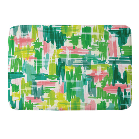 Jenean Morrison Tropical Abstract Memory Foam Bath Mat