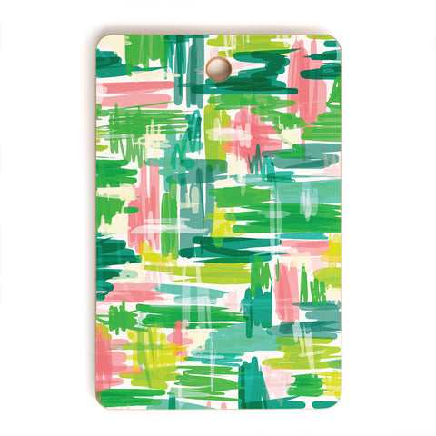 Jenean Morrison Tropical Abstract Cutting Board Rectangle