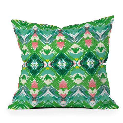 Jenean Morrison Tropical Holiday Throw Pillow