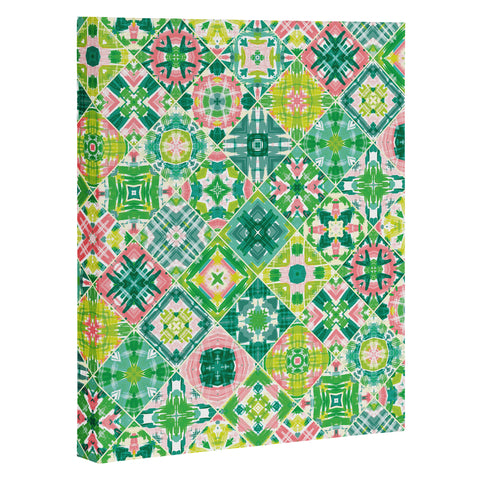 Jenean Morrison Tropical Tiles Art Canvas