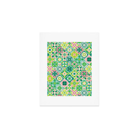 Jenean Morrison Tropical Tiles Art Print