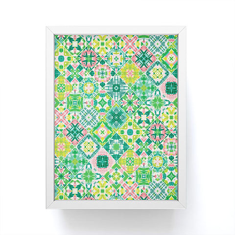 Jenean Morrison Tropical Tiles Framed Mini Art Print