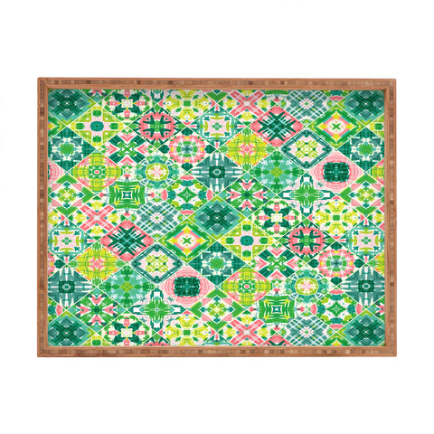 Jenean Morrison Tropical Tiles Rectangular Tray