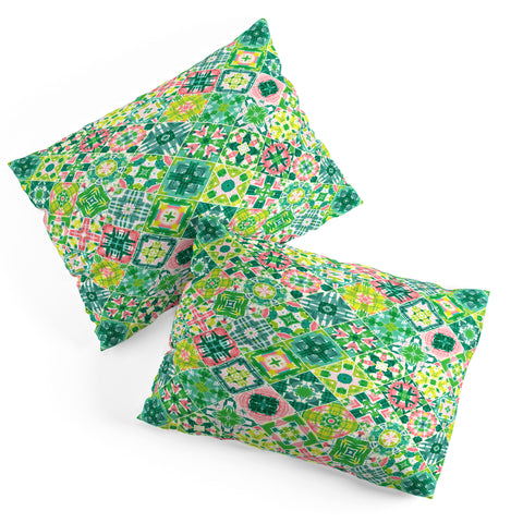 Jenean Morrison Tropical Tiles Pillow Shams