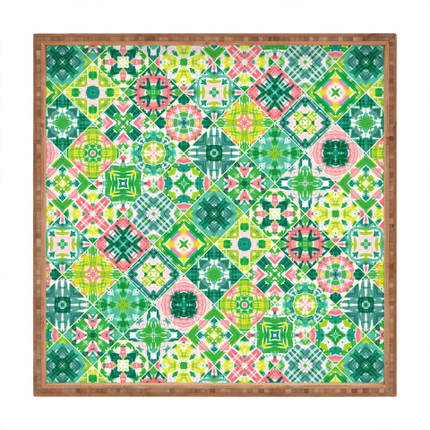Jenean Morrison Tropical Tiles Square Tray