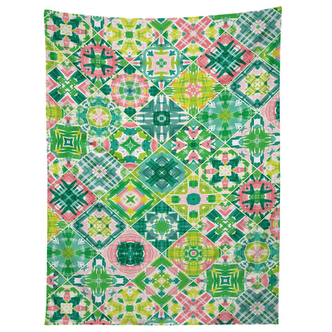 Jenean Morrison Tropical Tiles Tapestry