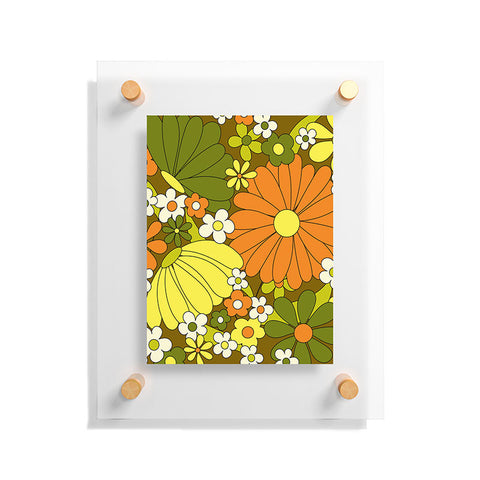 Jenean Morrison Vintage Pillowcase Green Floating Acrylic Print