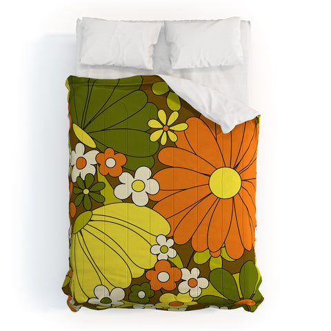 Jenean Morrison Vintage Pillowcase Green Comforter