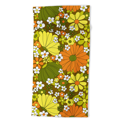 Jenean Morrison Vintage Pillowcase Green Beach Towel