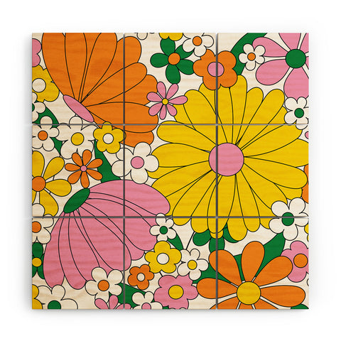 Jenean Morrison Vintage Pillowcase Wood Wall Mural