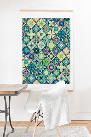 Jenean Morrison Waiting for the Dawn Blue Art Print And Hanger