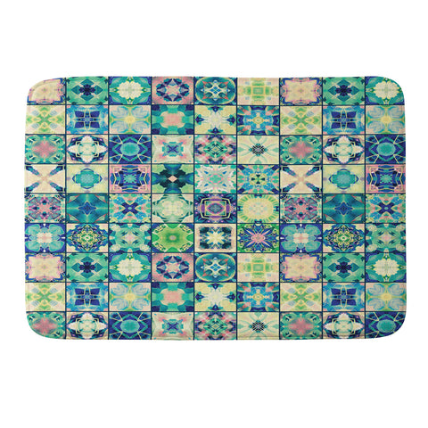 Jenean Morrison Waiting for the Dawn Blue Memory Foam Bath Mat