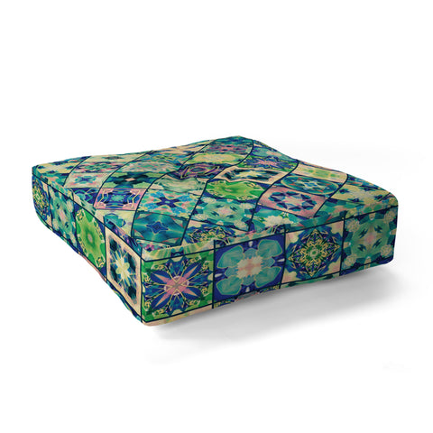 Jenean Morrison Waiting for the Dawn Blue Floor Pillow Square