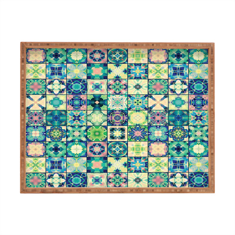 Jenean Morrison Waiting for the Dawn Blue Rectangular Tray