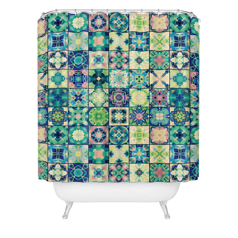 Jenean Morrison Waiting for the Dawn Blue Shower Curtain