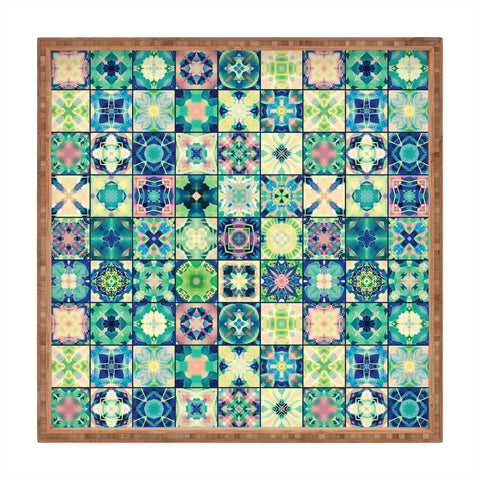 Jenean Morrison Waiting for the Dawn Blue Square Tray