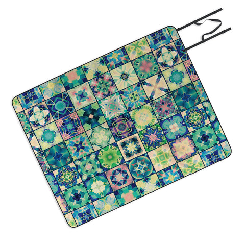 Jenean Morrison Waiting for the Dawn Blue Picnic Blanket