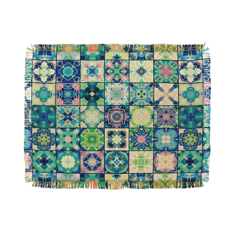 Jenean Morrison Waiting for the Dawn Blue Throw Blanket