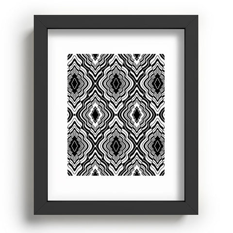 Jenean Morrison Wave of Emotions Black Recessed Framing Rectangle