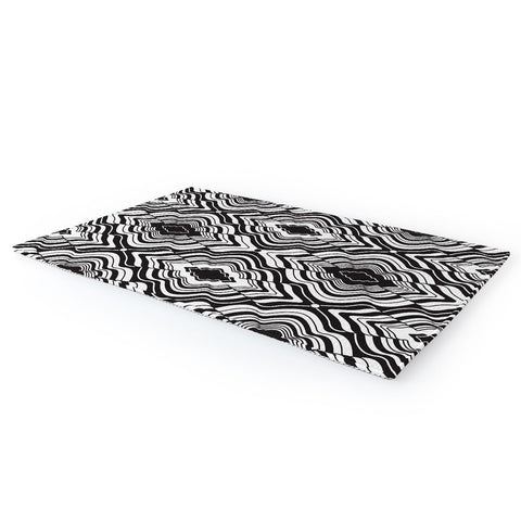 Jenean Morrison Wave of Emotions Black Area Rug