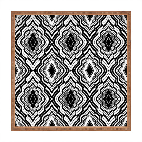 Jenean Morrison Wave of Emotions Black Square Tray