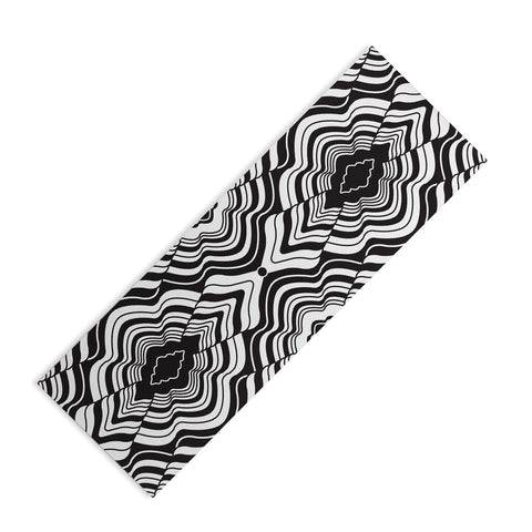 Jenean Morrison Wave of Emotions Black Yoga Mat