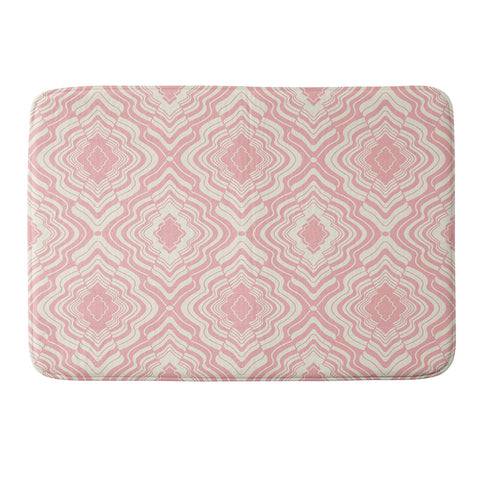 Jenean Morrison Wave of Emotions Pink Memory Foam Bath Mat