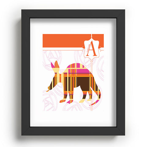 Jennifer Hill Aardvark Plaid Recessed Framing Rectangle
