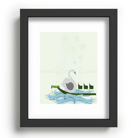 Jennifer Hill Boston Swan Boat Recessed Framing Rectangle
