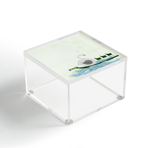 Jennifer Hill Boston Swan Boat Acrylic Box
