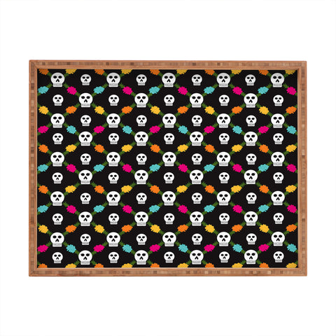 Jennifer Hill Day Of The Dead Rectangular Tray