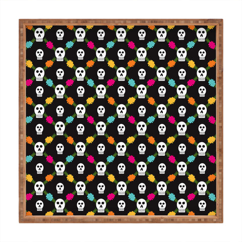 Jennifer Hill Day Of The Dead Square Tray