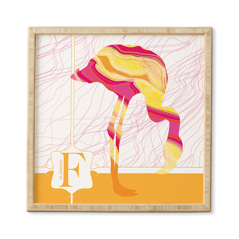 Jennifer Hill Flamingo Flo Framed Wall Art