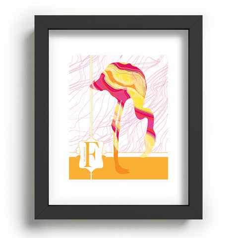 Jennifer Hill Flamingo Flo Recessed Framing Rectangle