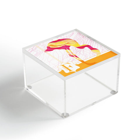 Jennifer Hill Flamingo Flo Acrylic Box