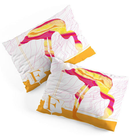 Jennifer Hill Flamingo Flo Pillow Shams