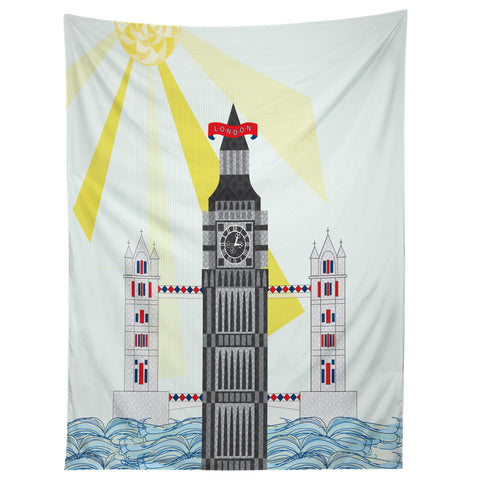 Jennifer Hill London Big Ben Tapestry