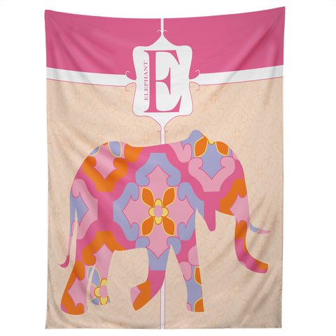 Jennifer Hill Miss Elephant Tapestry